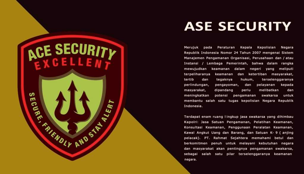 Jasa Security - ASE SECURITY (PT Rahmat Sejahtera)