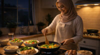 Menu Sahur yang Sehat dan Bergizi agar Puasa Tetap Kuat (Ilustrasi/AI)