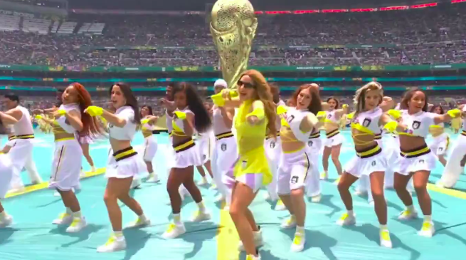 Shakira Dai Dai Lagu Pembukaan Piala Dunia 2026 Panen Pujian dan Kritik (Tangkapan Layar Video)